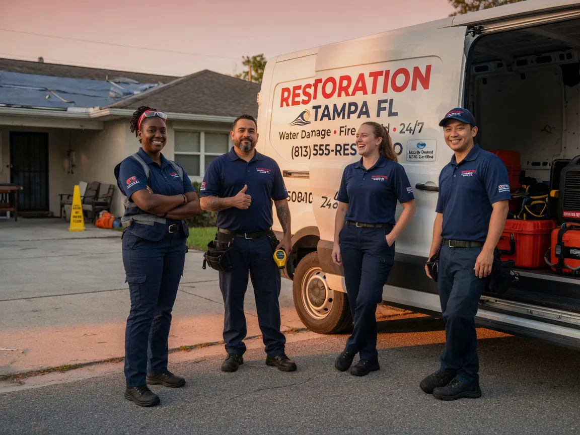 Water Damage Restoration company in Ecru, MS